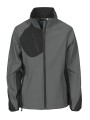 PROJOB 2423 SOFTSHELL PRIO FEMME BICOLORE gris personnalisable