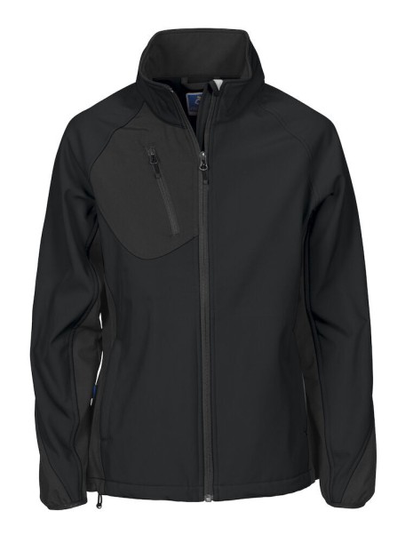 PROJOB 2423 SOFTSHELL PRIO FEMME BICOLORE noir personnalisable
