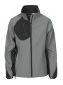 PROJOB 2423 SOFTSHELL PRIO FEMME BICOLORE stone grey personnalisable