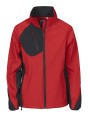 PROJOB 2423 SOFTSHELL PRIO FEMME BICOLORE rouge personnalisable