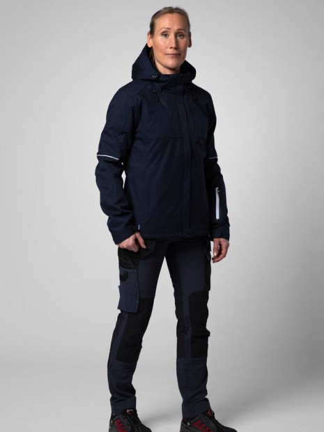 Softshells à personnaliser PROJOB 3413 SOFTSHELL PRIO DOUBLEE FEMME A CAPUCHE 