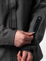 Softshells à personnaliser PROJOB 3413 SOFTSHELL PRIO DOUBLEE FEMME A CAPUCHE gris