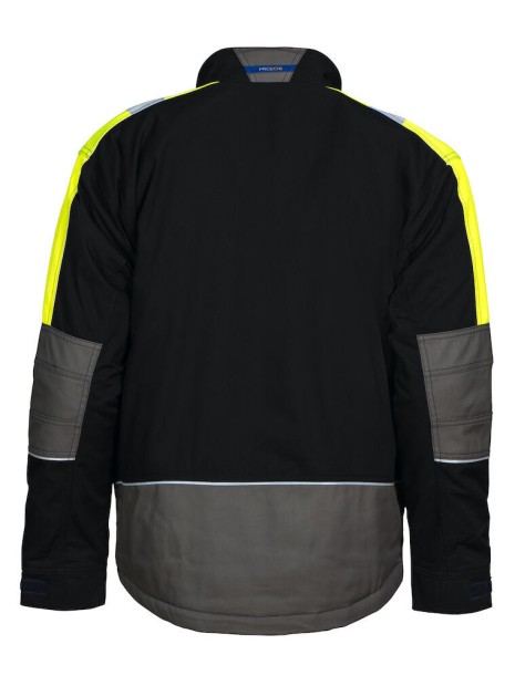 PROJOB 4419 VESTE DOUBLEE BANDES HV noir personnalisable
