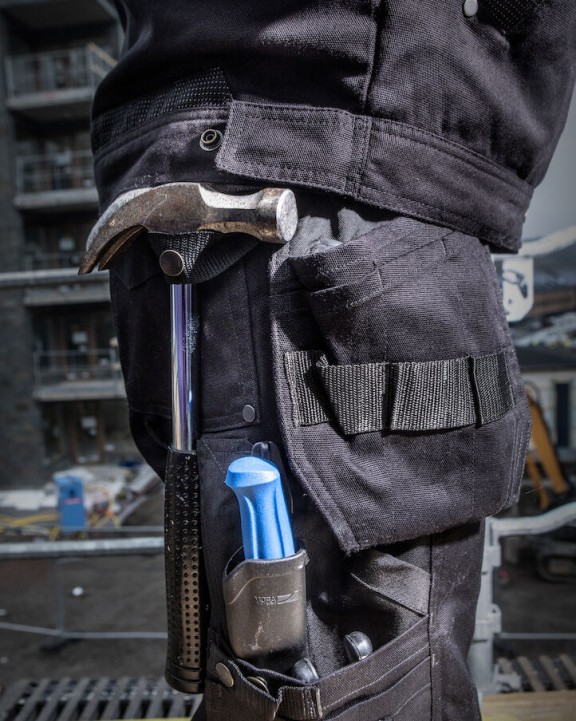 Broek PROJOB 5524 CANVAS BROEK MET KNIEZAKKEN EN SPIJKERZAKKEN voor bedrukking &amp; borduring