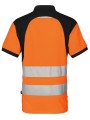 PROJOB 6008 POLO PIQUE - EN ISO 20471 CLASSE 2 orange/noir personnalisable