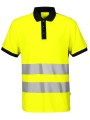 PROJOB 6008 POLO PIQUE - EN ISO 20471 CLASSE 2 jaune/noir personnalisable