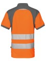 PROJOB 6008 POLO PIQUE - EN ISO 20471 CLASSE 2 orange/gris personnalisable