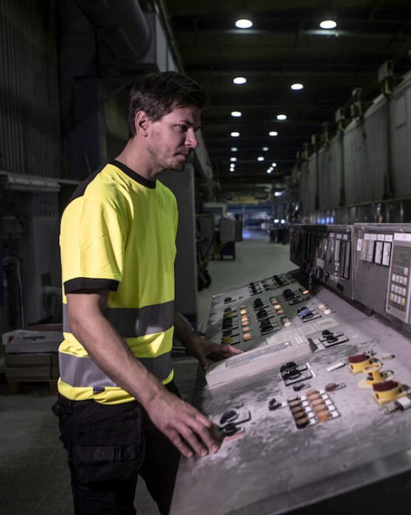T-shirt PROJOB 6009 SIGNALISATIET-SHIRT EN ISO 20471 KLASSE 2 voor bedrukking &amp; borduring