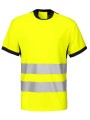 PROJOB 6009 T-SHIRT - EN ISO 20471 CLASSE 2 jaune/noir personnalisable