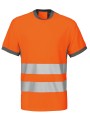 PROJOB 6009 T-SHIRT - EN ISO 20471 CLASSE 2 orange/gris personnalisable