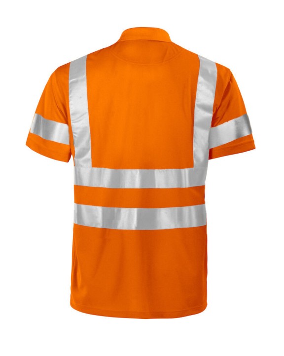 Polo personnalisable PROJOB 6011 POLO PIQUE POLYESTER - EN ISO 20471 CLASSE 3