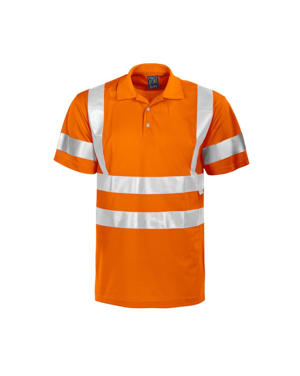 Polo personnalisable PROJOB 6011 POLO PIQUE POLYESTER - EN ISO 20471 CLASSE 3