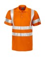 Polo personnalisable PROJOB 6011 POLO PIQUE POLYESTER - EN ISO 20471 CLASSE 3