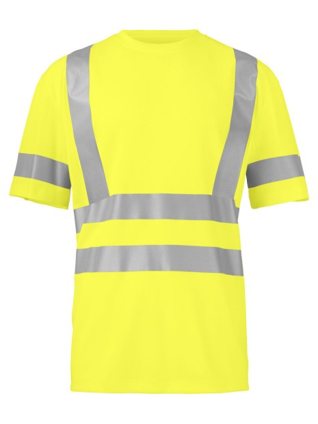 PROJOB 6030 T-SHIRT POLYESTER- EN ISO 20471 CLASSE 3/2 jaune personnalisable