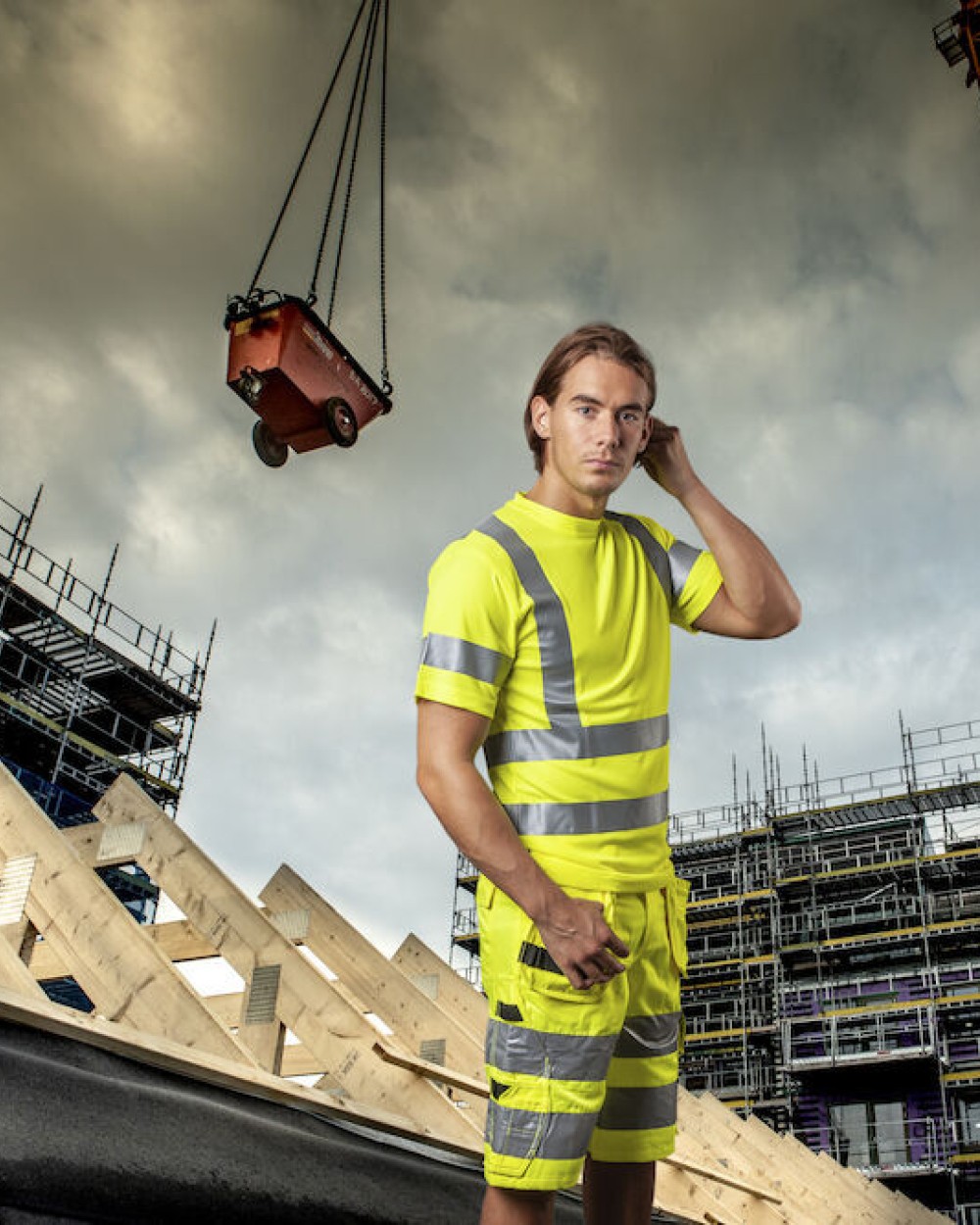 T-shirt personnalisable PROJOB 6030 T-SHIRT POLYESTER- EN ISO 20471 CLASSE 3/2