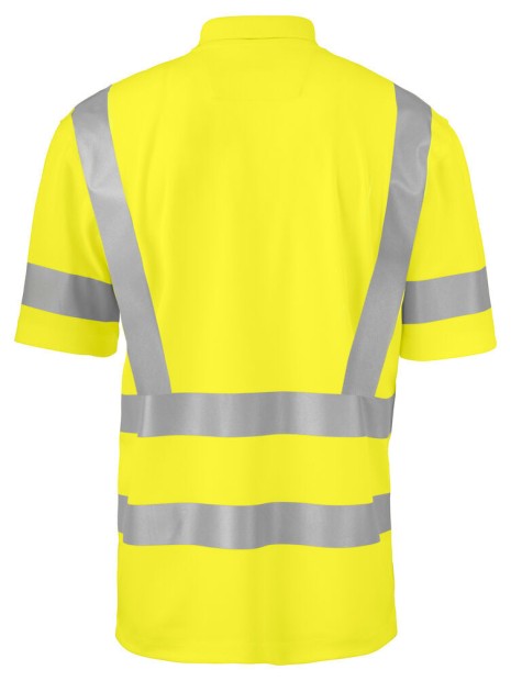 PROJOB 6040 POLO POLYESTER- EN ISO 20471 CLASSE 3/2 jaune personnalisable