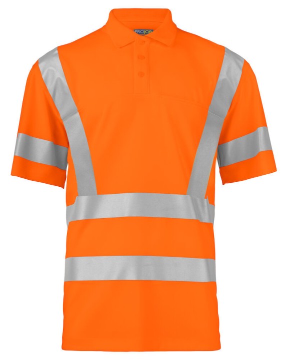 Polo personnalisable PROJOB 6040 POLO POLYESTER- EN ISO 20471 CLASSE 3/2