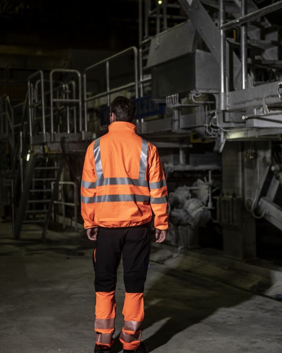 PROJOB 6412 SOFTSHELL JACKE EN ISO 20471 KLASSE 3 Softshell personalisierbar
