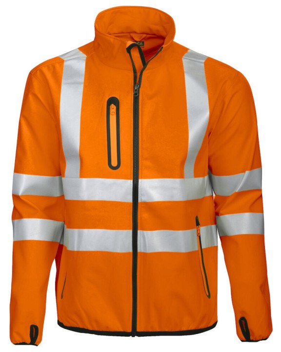 PROJOB 6412 SOFTSHELL JACKE EN ISO 20471 KLASSE 3 Softshell personalisierbar