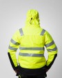 Veste personnalisable PROJOB 6418 PARKA POLYURETHANE HV MATELASSEE - EN ISO 20471 CLASSE 3 - EN 343 3/1/X