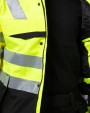 Veste personnalisable PROJOB 6418 PARKA POLYURETHANE HV MATELASSEE - EN ISO 20471 CLASSE 3 - EN 343 3/1/X