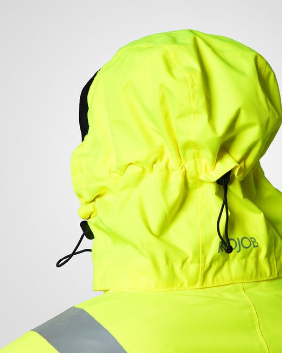 Veste personnalisable PROJOB 6418 PARKA POLYURETHANE HV MATELASSEE - EN ISO 20471 CLASSE 3 - EN 343 3/1/X
