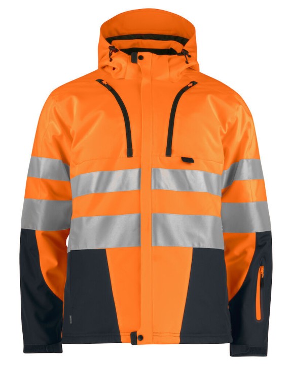 Softshell personnalisable PROJOB 6420 PARKA SOFTSHELL - EN ISO 20471 CLASSE 3/2