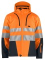 PROJOB 6420 PARKA SOFTSHELL - EN ISO 20471 CLASSE 3/2 orange/noir personnalisable