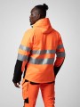 Softshells à personnaliser PROJOB 6420 PARKA SOFTSHELL - EN ISO 20471 CLASSE 3/2 orange/noir