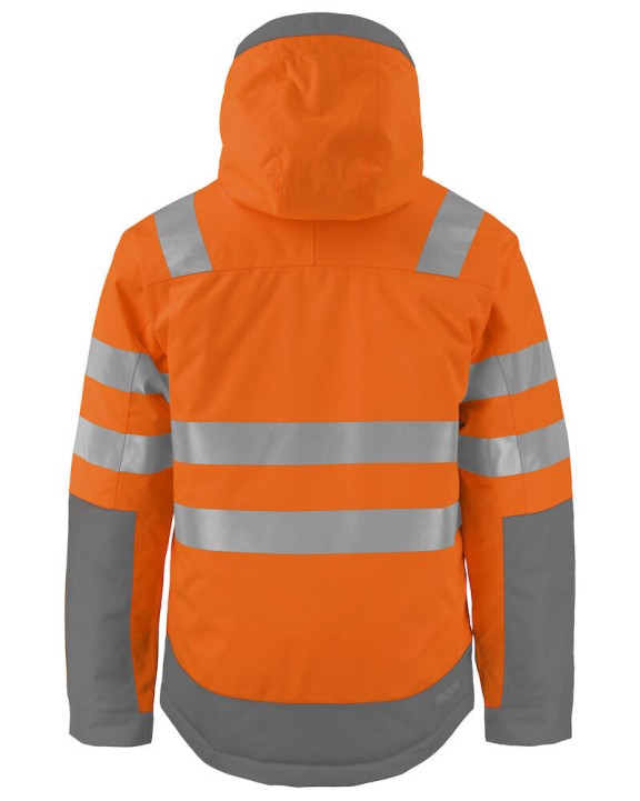 Veste personnalisable PROJOB 6422 PARKA POLYESTER DOUBLEE - EN ISO 20471 CLASSE 3