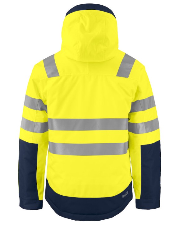 Veste personnalisable PROJOB 6422 PARKA POLYESTER DOUBLEE - EN ISO 20471 CLASSE 3