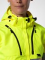 Softshells à personnaliser PROJOB 6424 PARKA SOFTSHELL DOUBLEE FEMME - EN ISO 20471 CLASSE 3/2 jaune/noir