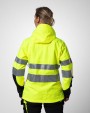Softshell personnalisable PROJOB 6424 PARKA SOFTSHELL DOUBLEE FEMME - EN ISO 20471 CLASSE 3/2