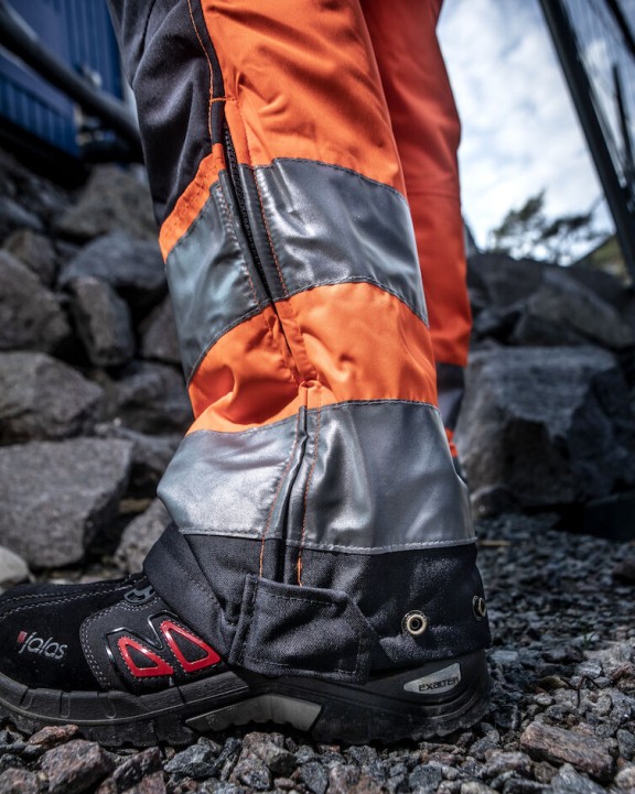 Broek PROJOB 6514 GEVOERDE SIGNALISATIEREGENBROEK EN ISO 20471 KLASSE 2 voor bedrukking &amp; borduring