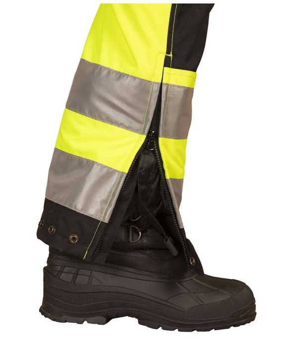 Broek PROJOB 6514 GEVOERDE SIGNALISATIEREGENBROEK EN ISO 20471 KLASSE 2 voor bedrukking &amp; borduring