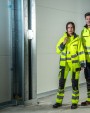 Broek PROJOB 6519 SIGNALISATIE BROEK MET KNIEZAKKEN EN SPIJKERKZAKKEN EN ISO 20471 KLASSE 2 DAMES voor bedrukking &amp; borduring