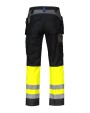 Broek PROJOB 6522 SIGNALISATIEBROEK MET KNIEZAKKEN EN SPIJKERZAKKEN EN ISO 20471 KLASSE 1 voor bedrukking &amp; borduring