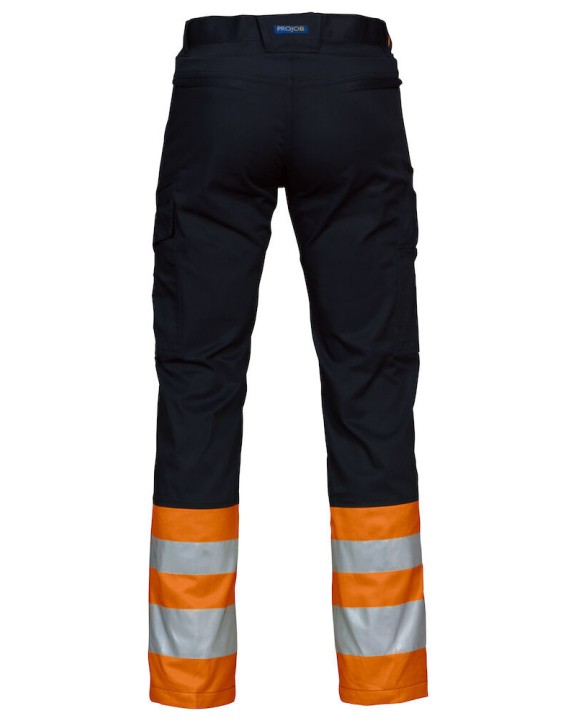 Broek PROJOB 6523 SIGNALISATIEBROEK MET KNIEZAKKEN EN ISO 20471 KLASSE 1 voor bedrukking &amp; borduring