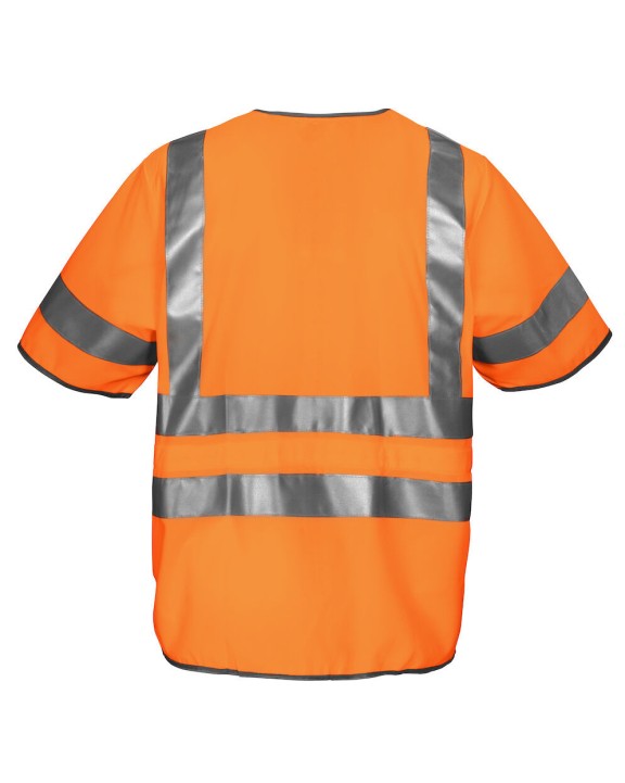 Gilet de sécurité personnalisable PROJOB 6707 GILET PRIO ZIPPE - EN ISO 20471 CLASSE 3