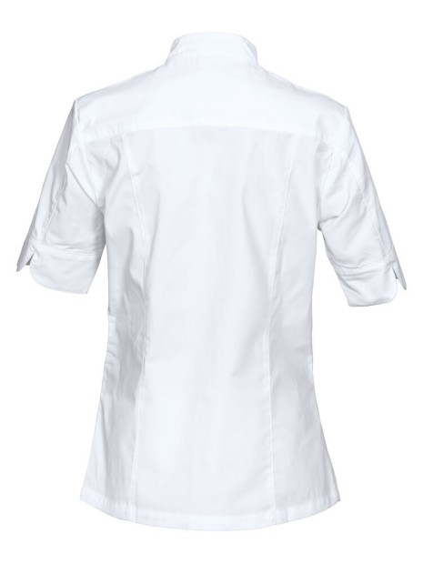 PROJOB 7410 VESTE DE CHEF CUISINIER POUR FEMMES blanc personnalisable