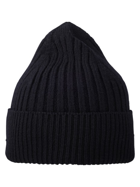 PROJOB 9063 BONNET EN TRICOT noir personnalisable