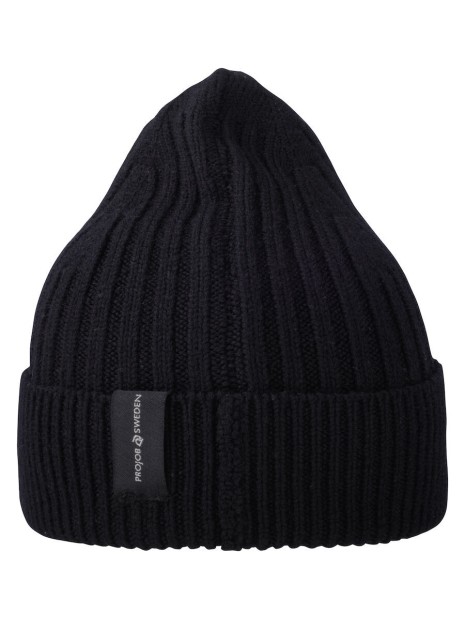 PROJOB 9063 BONNET EN TRICOT noir personnalisable
