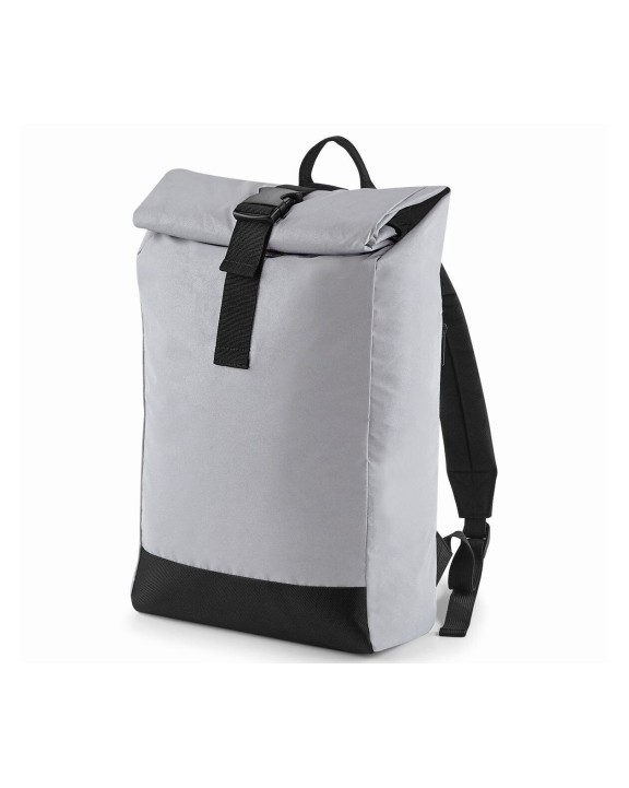 BAG BASE REFLECTIVE ROLL-TOP BACKPACK Tasche personalisierbar