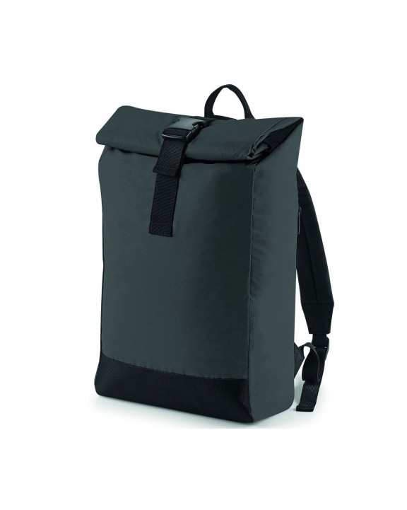 BAG BASE REFLECTIVE ROLL-TOP BACKPACK Tasche personalisierbar