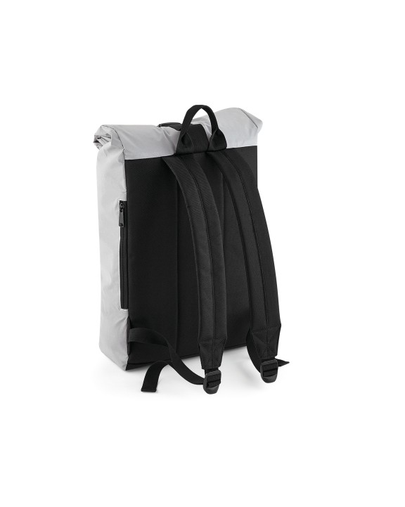 BAG BASE REFLECTIVE ROLL-TOP BACKPACK Tasche personalisierbar