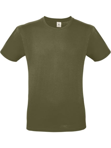 B&C T-shirt homme #E150 kaki urbain personnalisable