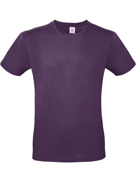 B&C T-shirt homme #E150 violet urbain personnalisable