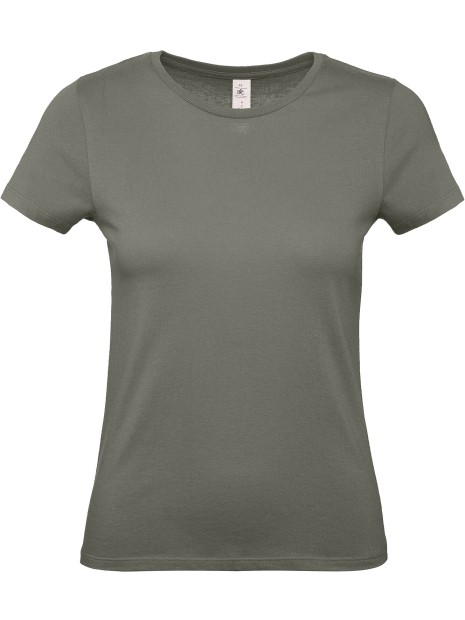 B&C T-shirt femme #E150 millennial khaki personnalisable