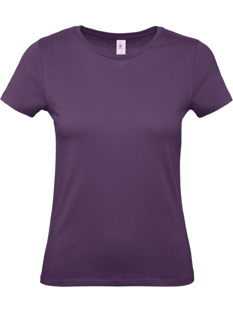 B&C T-shirt femme #E150 violet urbain personnalisable