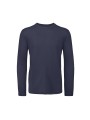 B&C T-shirt bio Inspire homme manches longues Blue Navy personnalisable